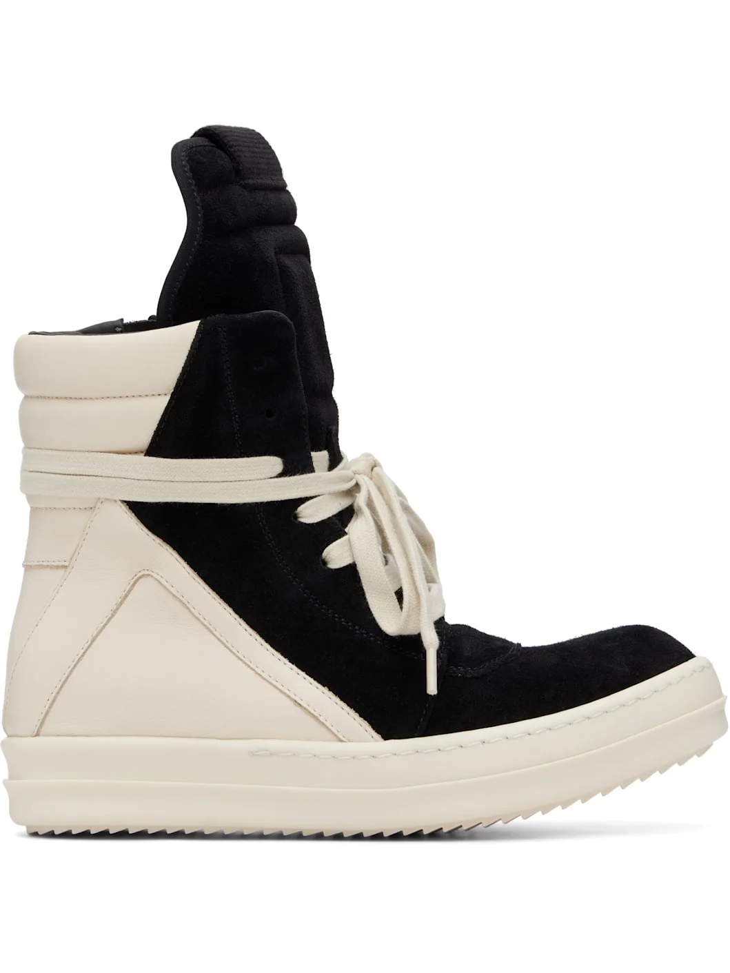 Black Temple Geobasket Sneakers - 1