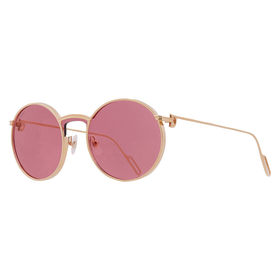 Cartier C de Cartier Red Round Ladies Sunglasses CT0274S 003 99 - 2
