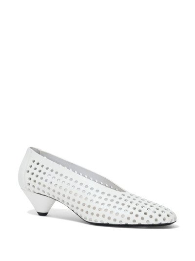 Proenza Schouler Perforated Cone 40mm leather pumps outlook