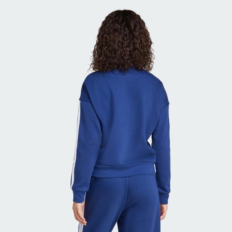 Essentials 3-Stripes Fleece Sweatshirt 3