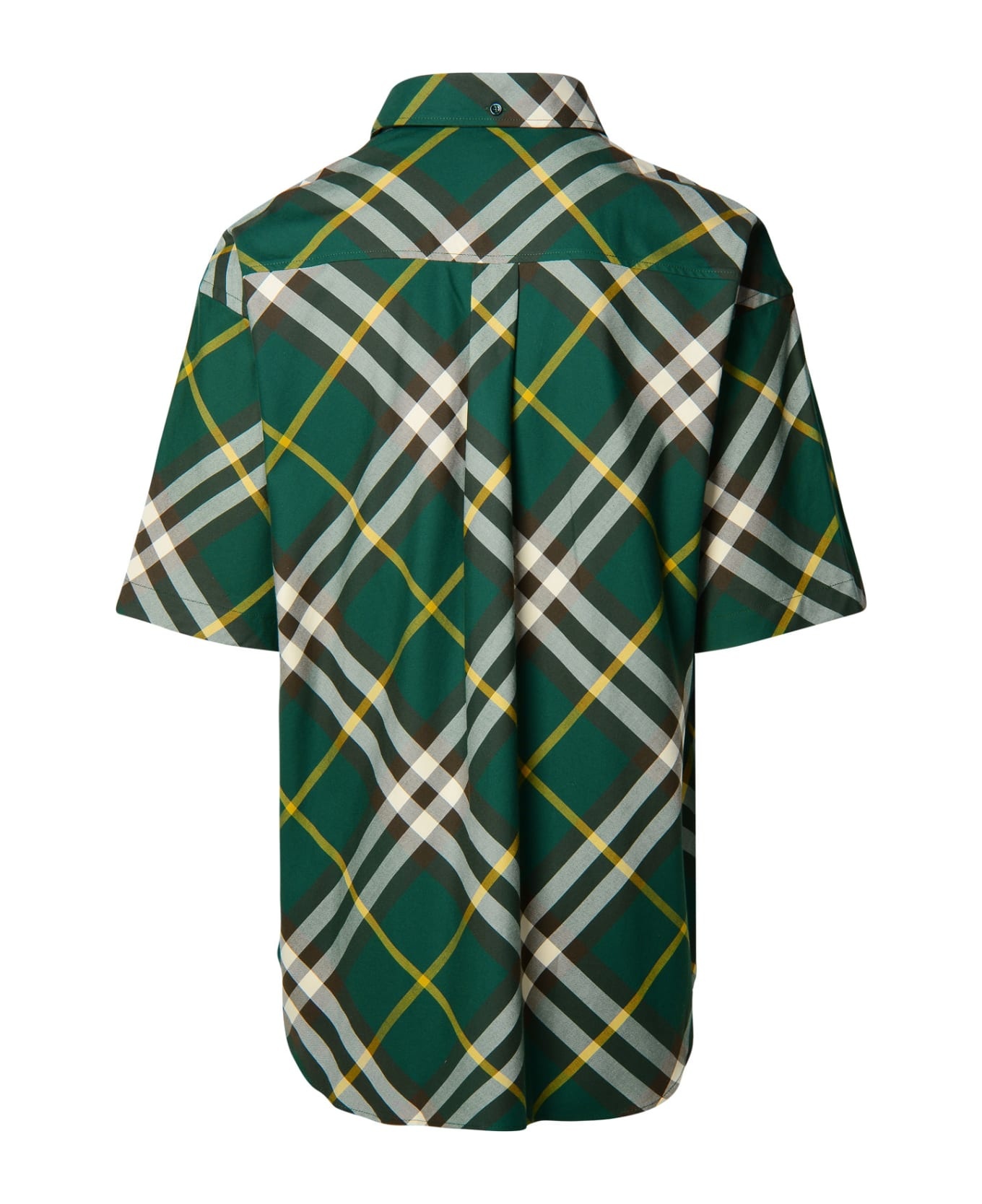 Green Cotton Shirt - 3