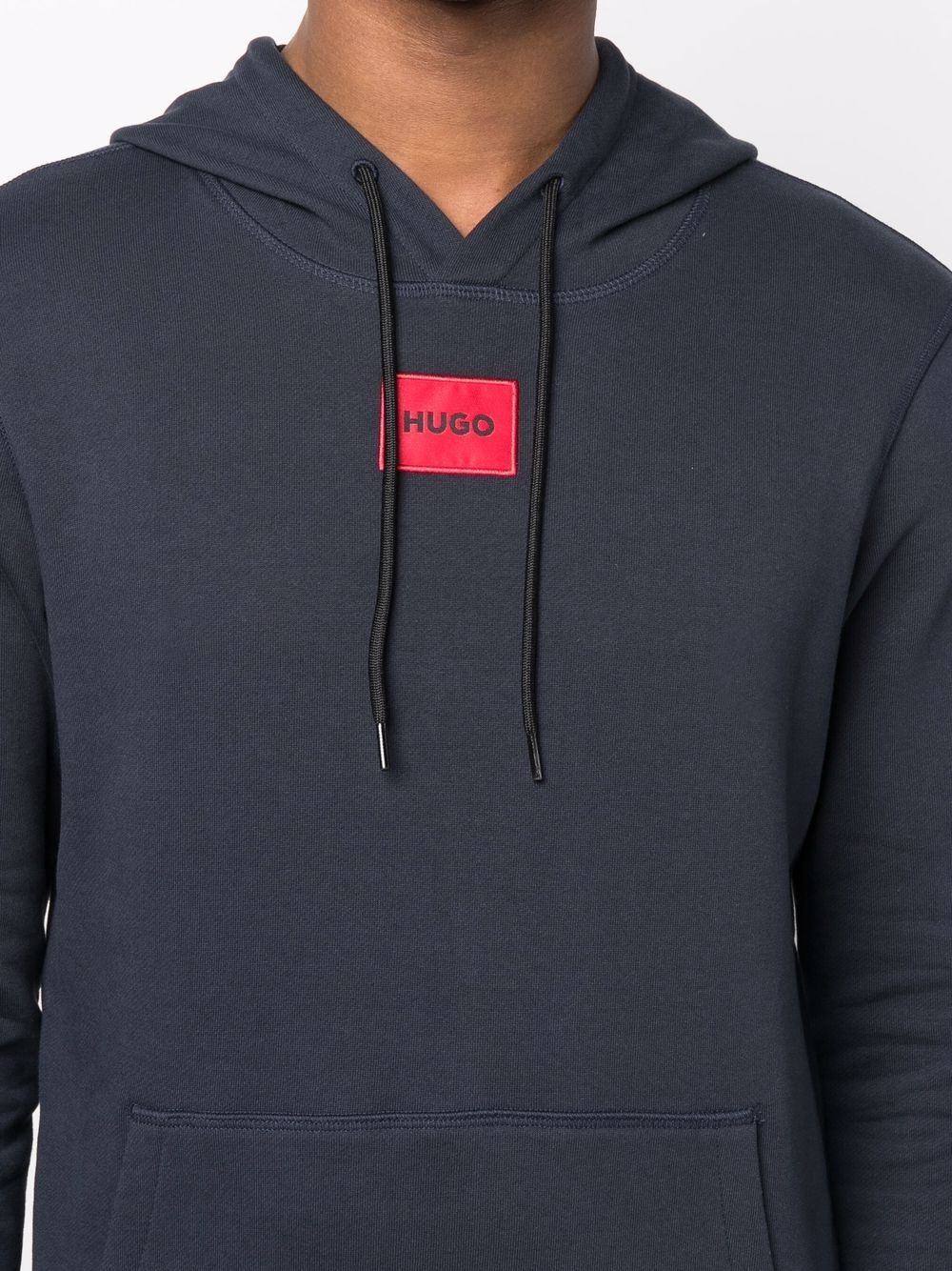 logo-patch detail hoodie - 5