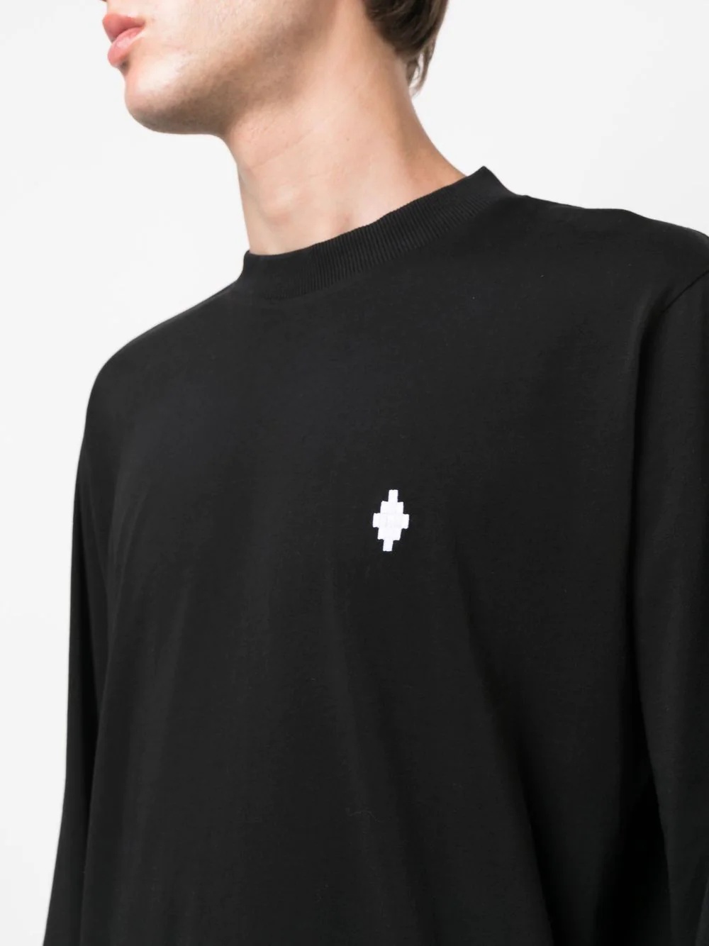 logo-embroidered long-sleeve T-shirt - 5