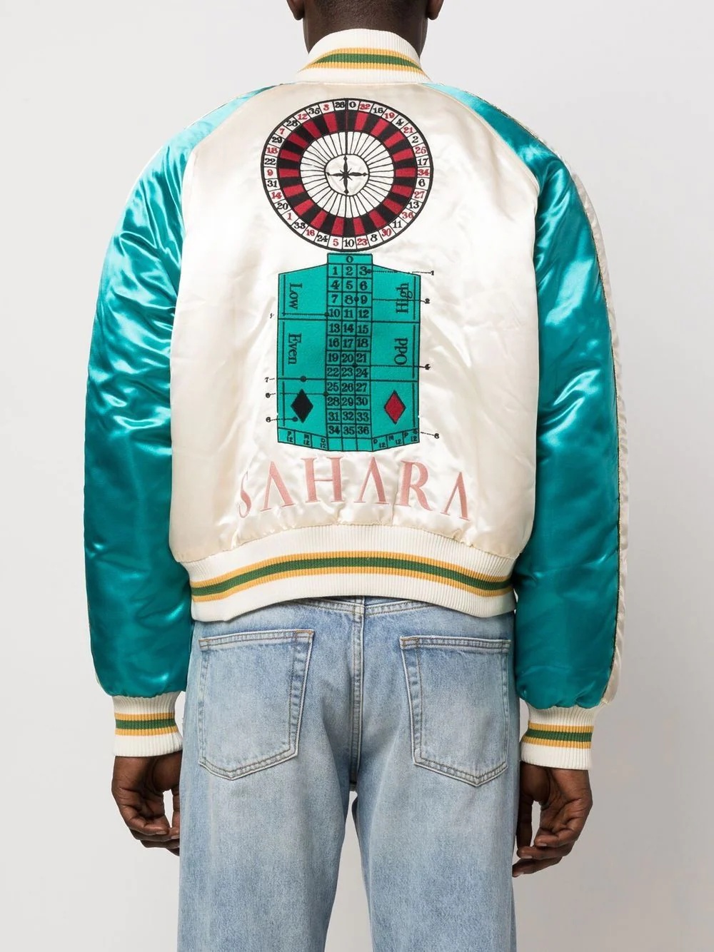 patch-embroidered bomber jacket - 4