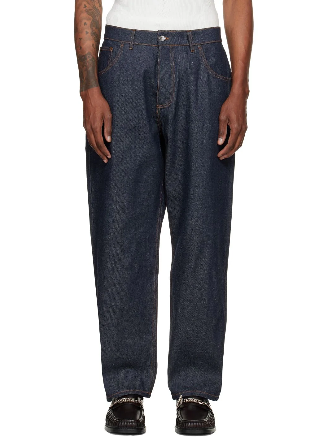 Navy Bez Jeans - 1