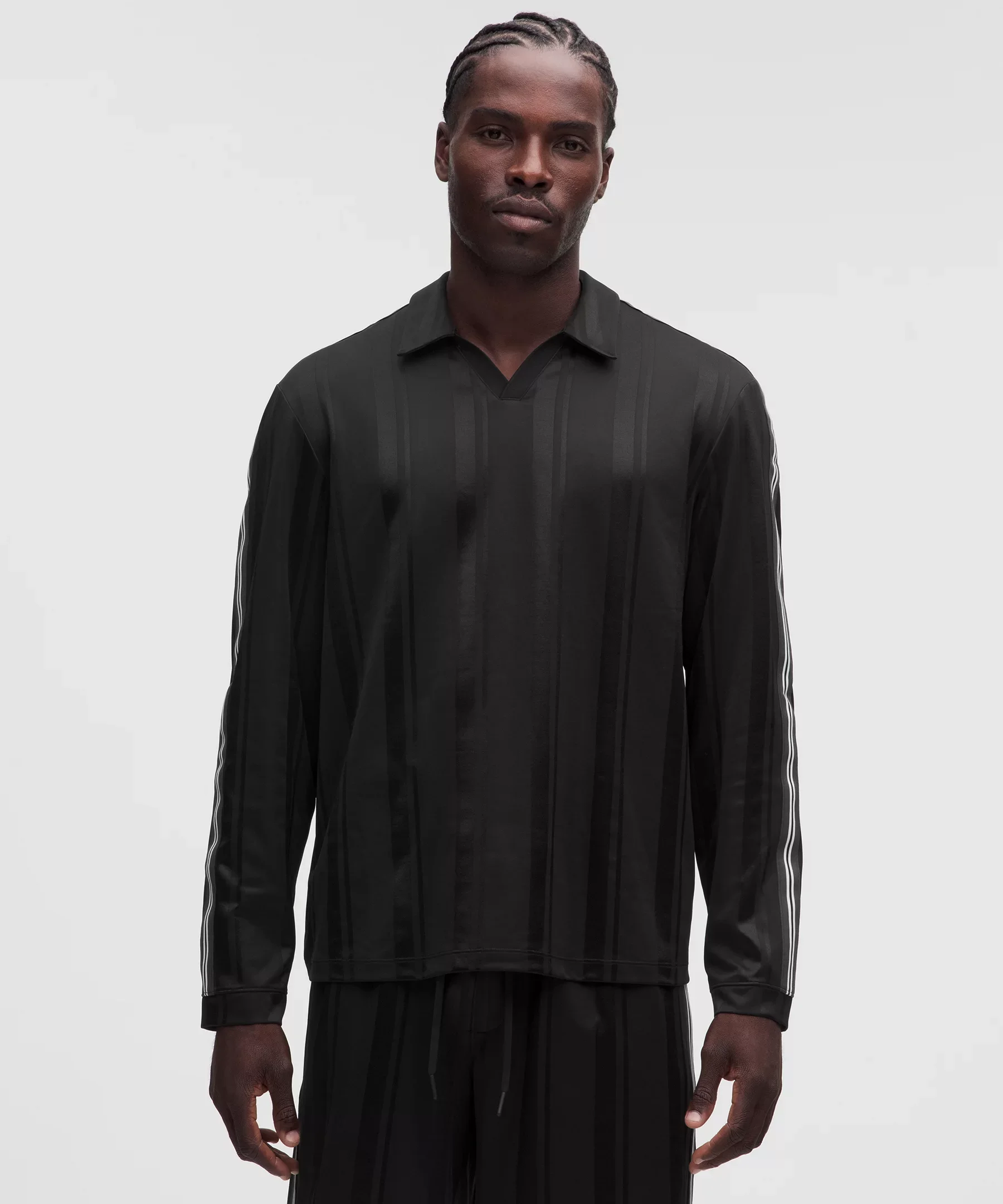 Knit Stripe Rugby Shirt - 1