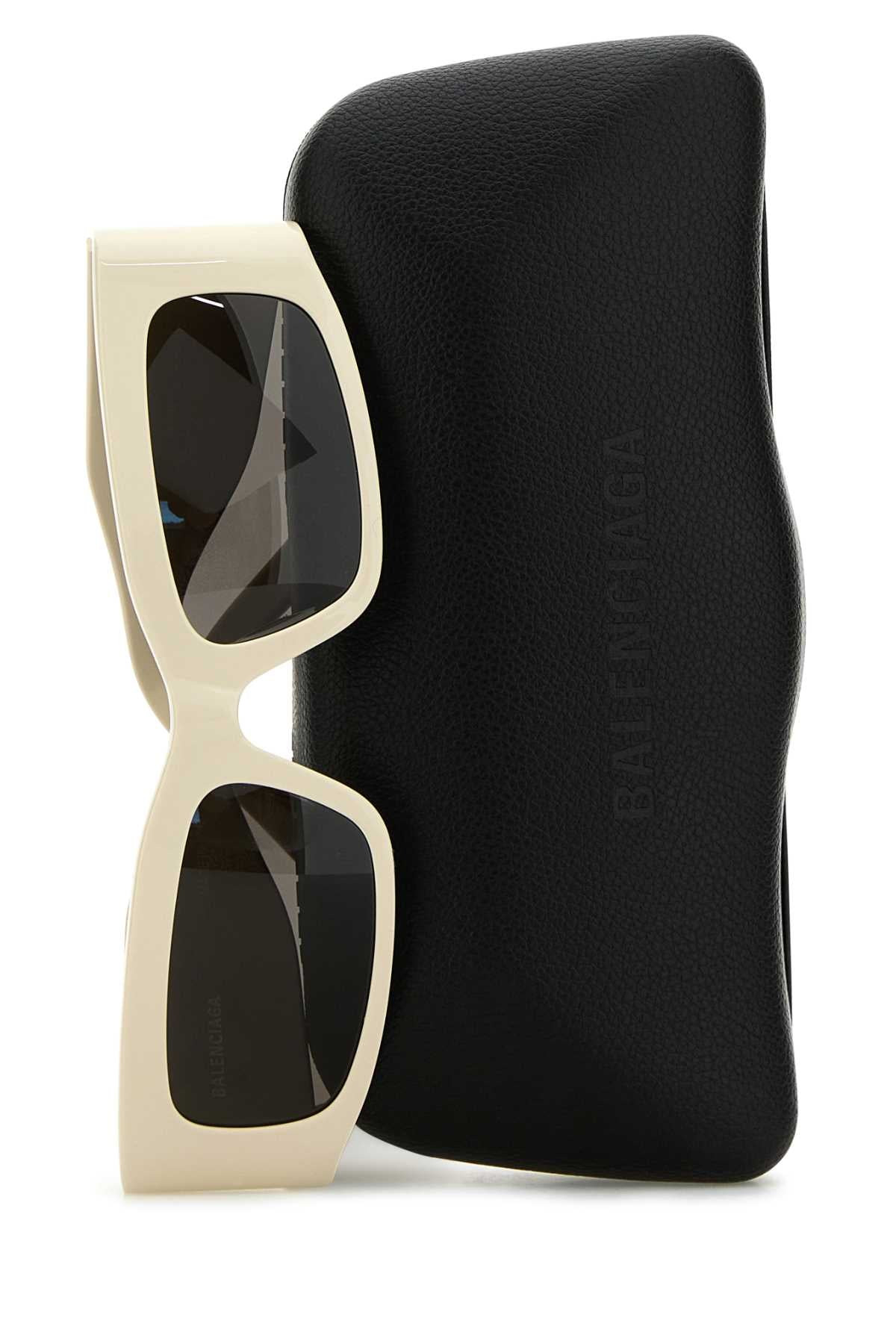 Balenciaga Women Ivory Acetate Sunglasses - 3