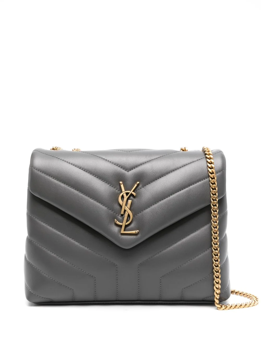 Loulou logo-plaque shoulder bag - 1