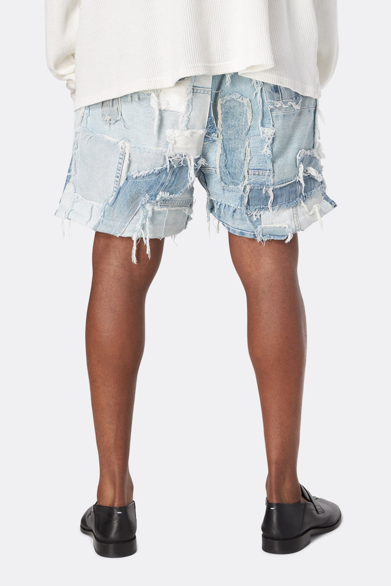 PATCHWORK DENIM ZUMA SHORTS 5