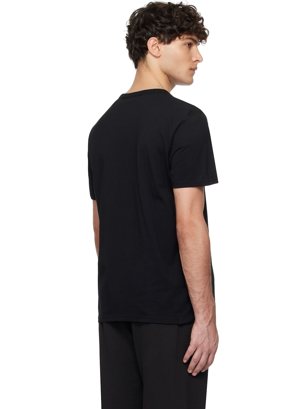 Two-Pack Black Lightweight Jersey T-shirt - 3