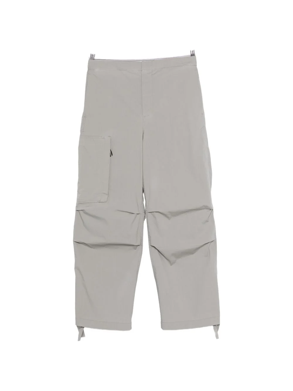 pocketed straight-leg trousers - 1