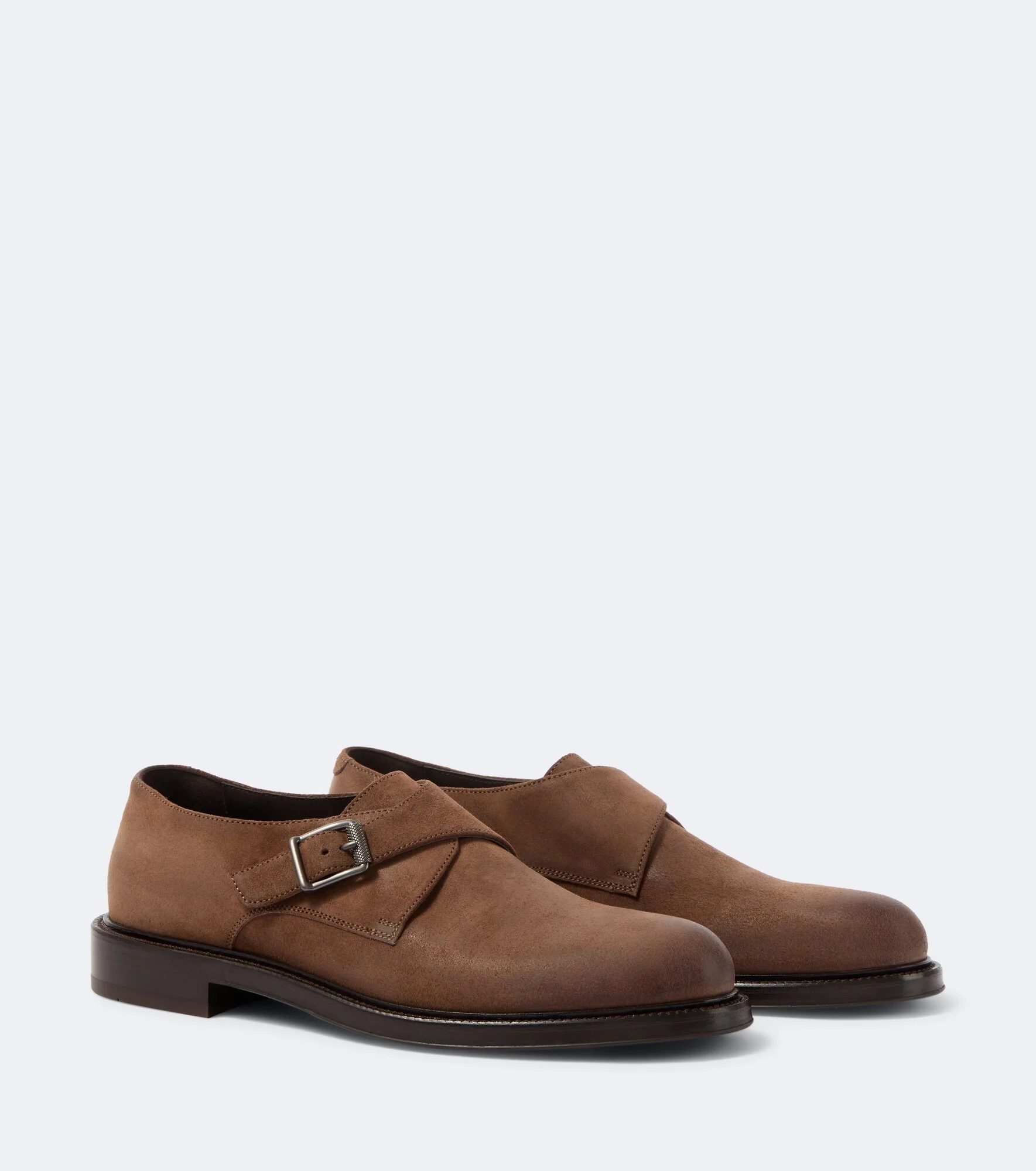 Monili suede monk strap shoes - 1