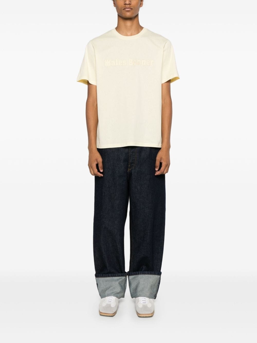 logo-patch cotton T-shirt - 2