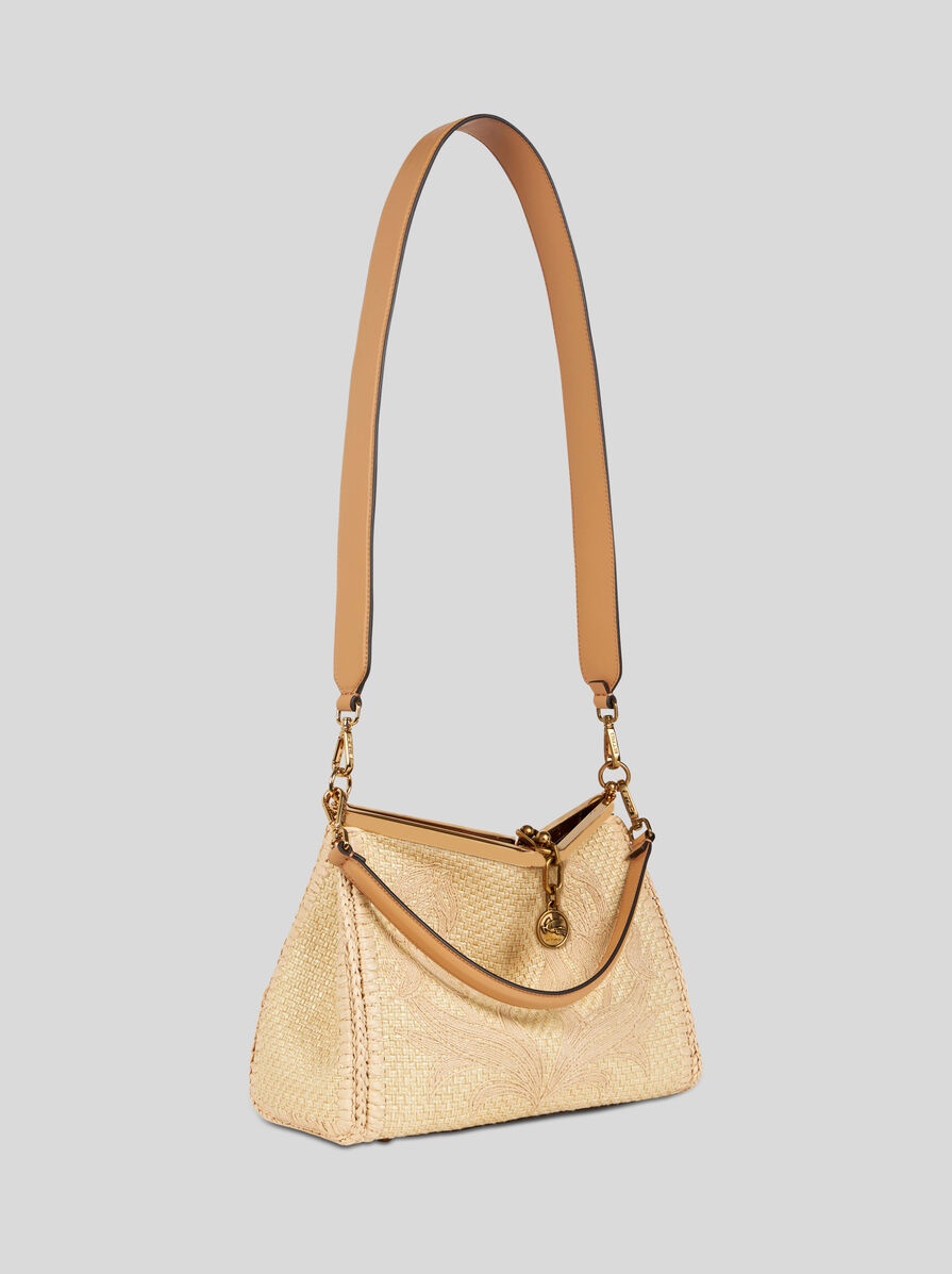 MEDIUM RAFFIA VELA BAG - 7