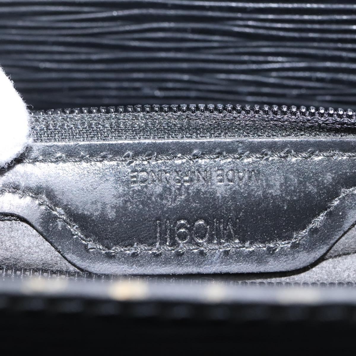 LOUIS VUITTON Epi Sac Plat Hand Bag Black M59082 - 12