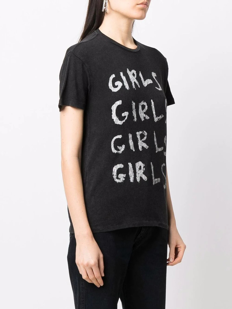slogan-print short-sleeved T-shirt 3