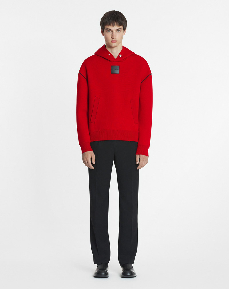 Lanvin BAGGY WOOL HOODIE outlook
