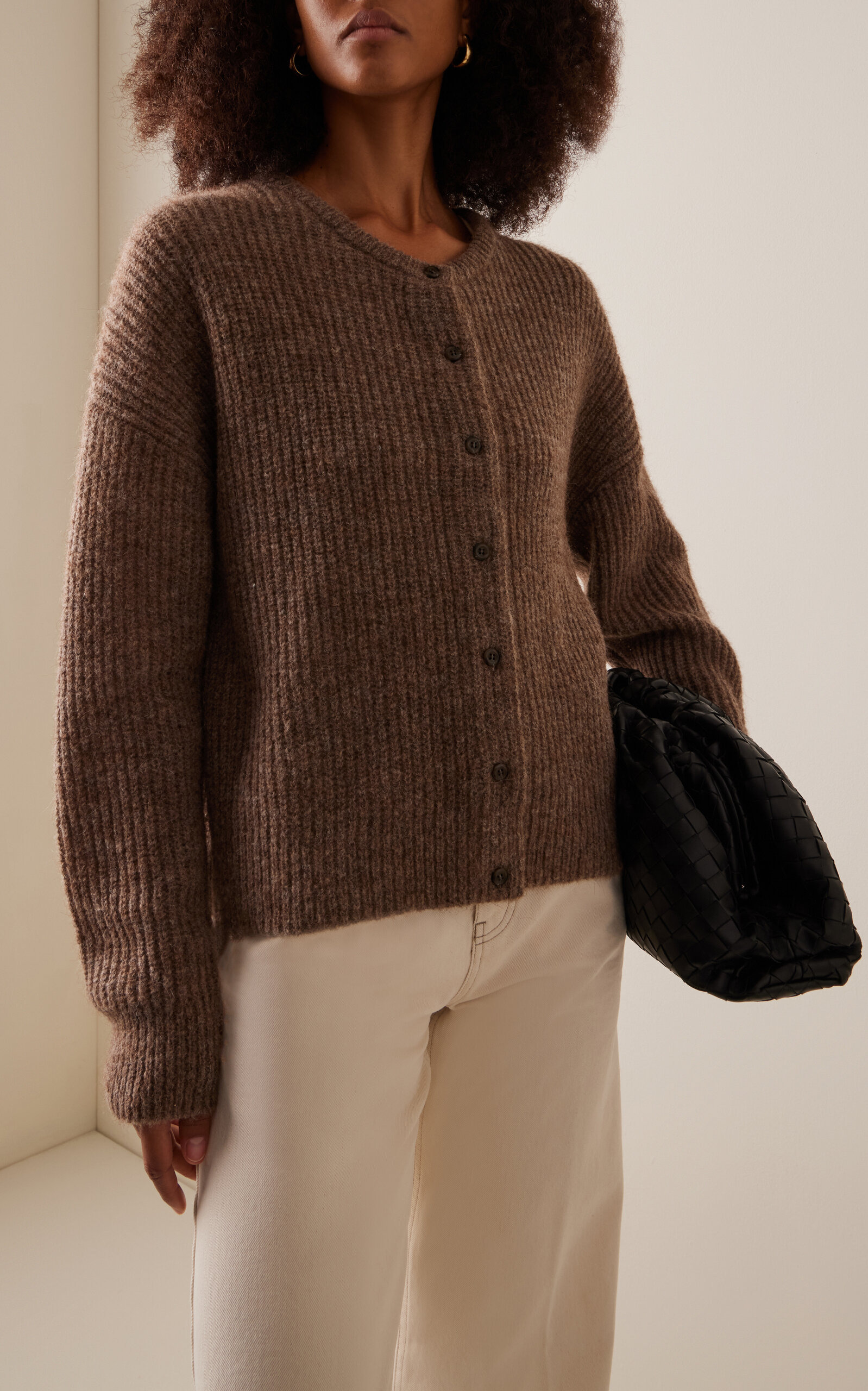 Exclusive Hayes Knitted Cardigan brown - 3