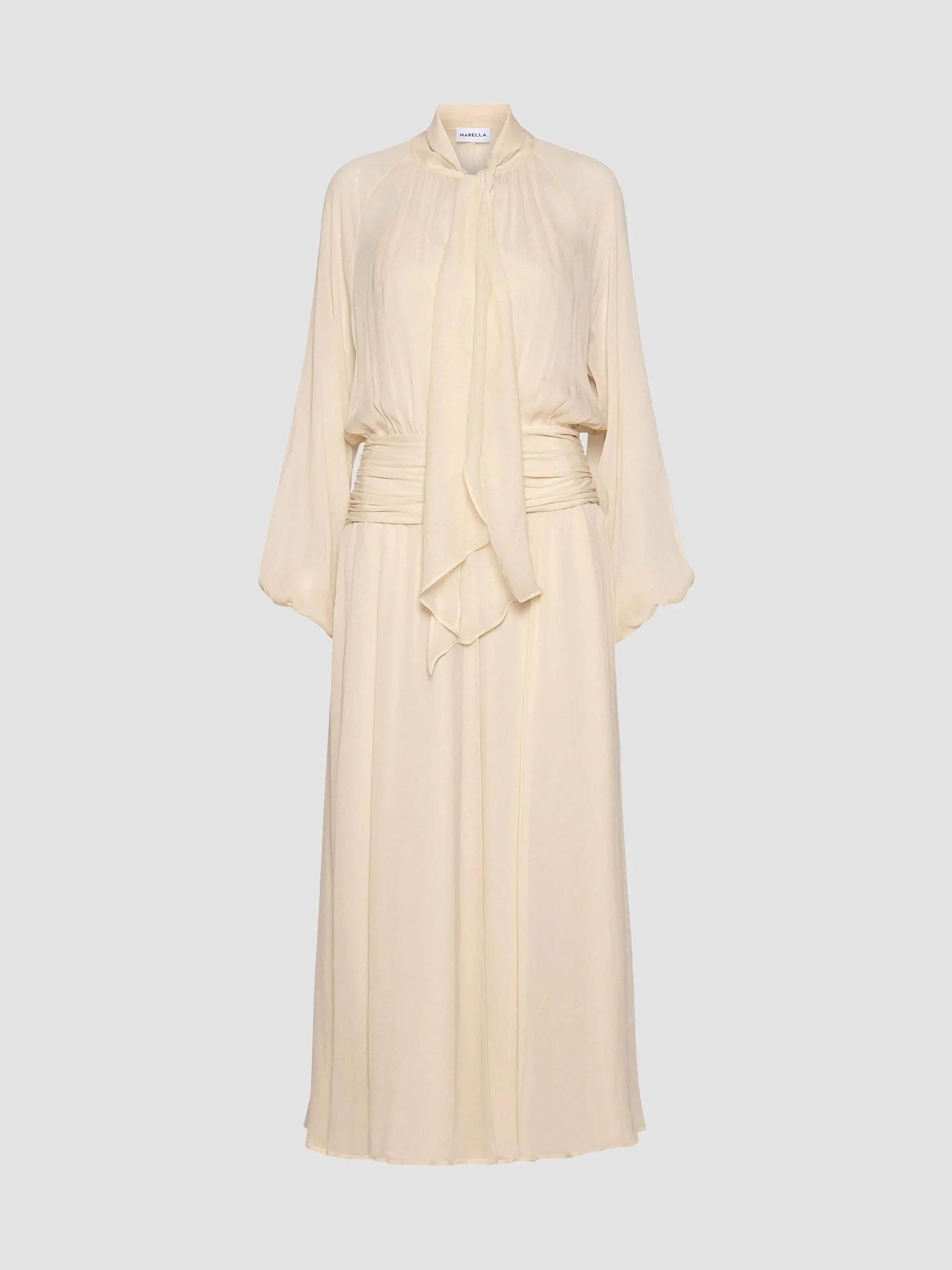 Women's Crepon Dress - Sand - 1