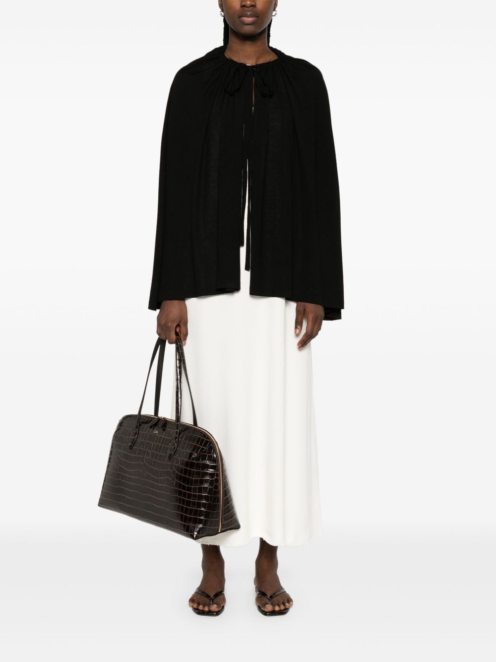 drawstring cape - 2
