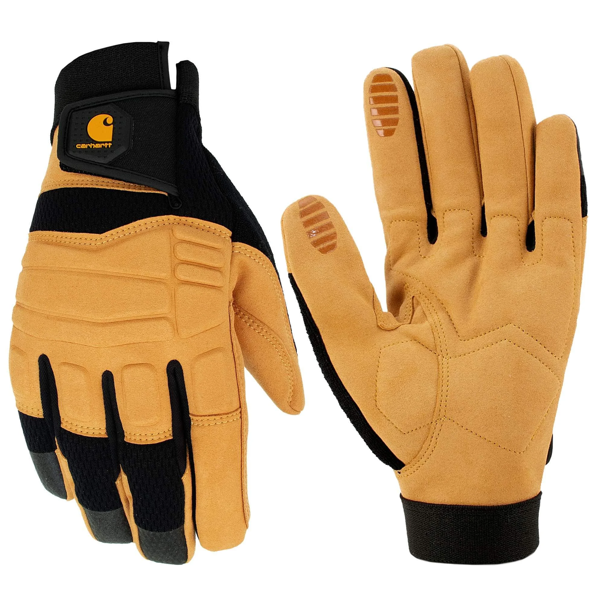 Synthetic Leather High Dexterity Molded Knuckle Secure Cuff Glove - 1