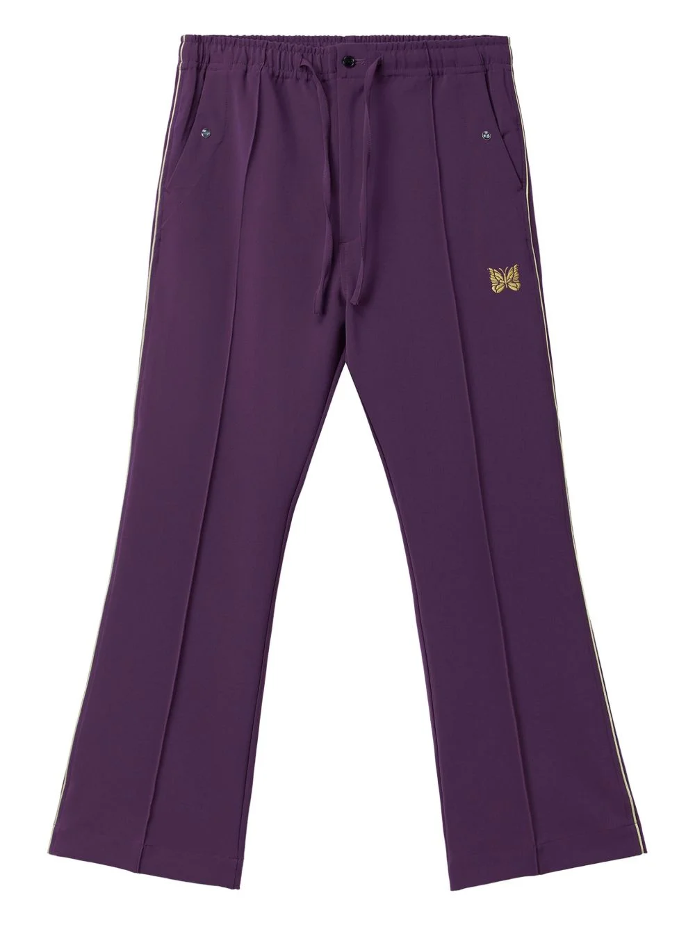 stripe-detail trousers - 1