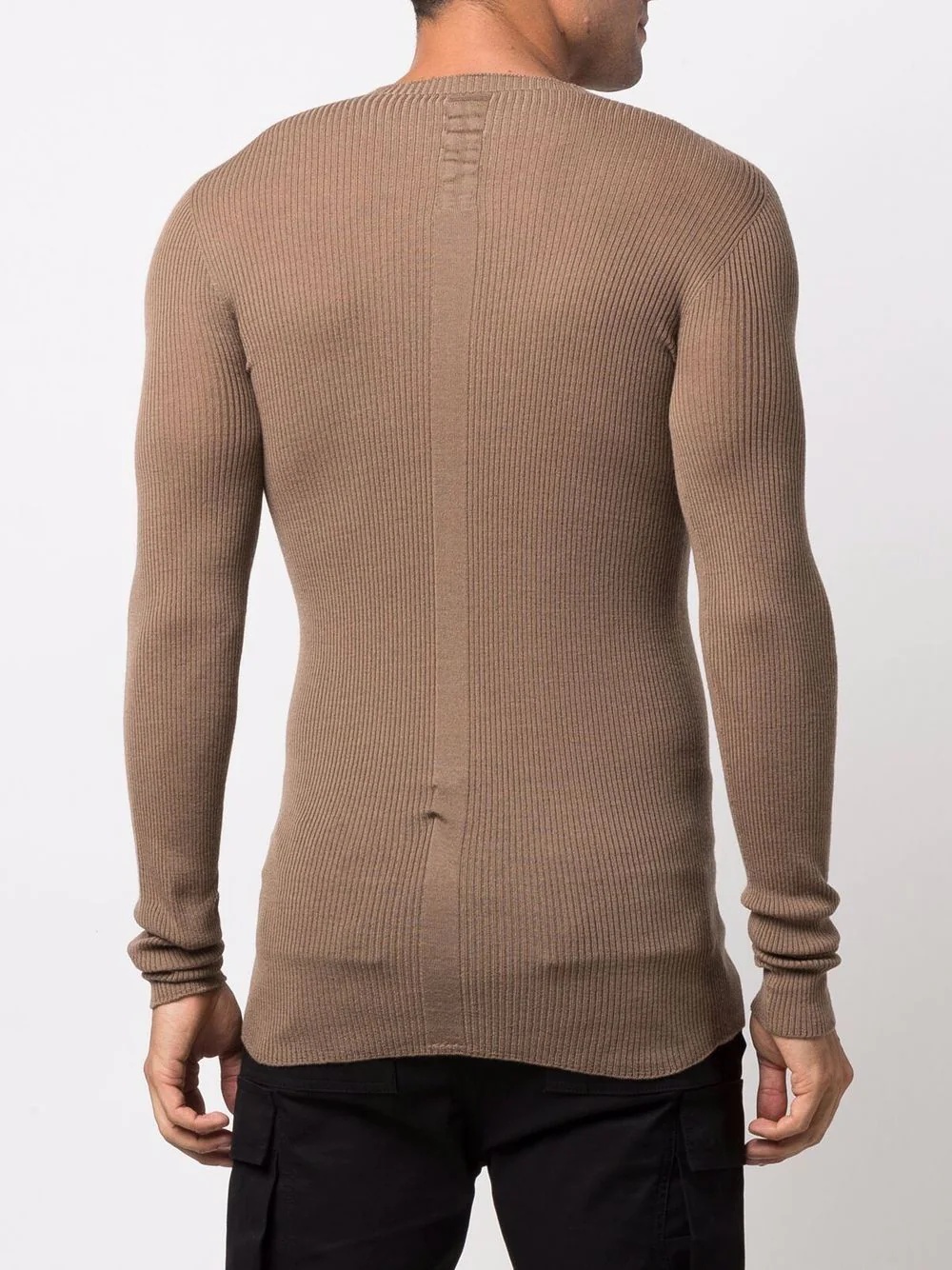 crew neck virgin wool sweater - 4