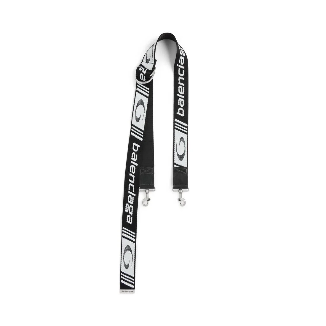 Men's D Ring Strap in Black/white - 1