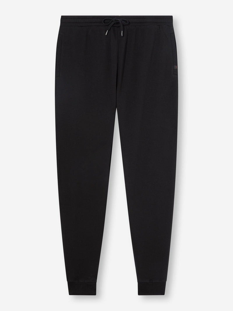 Men's Sweatpants Quinn Cotton Modal Black - 1