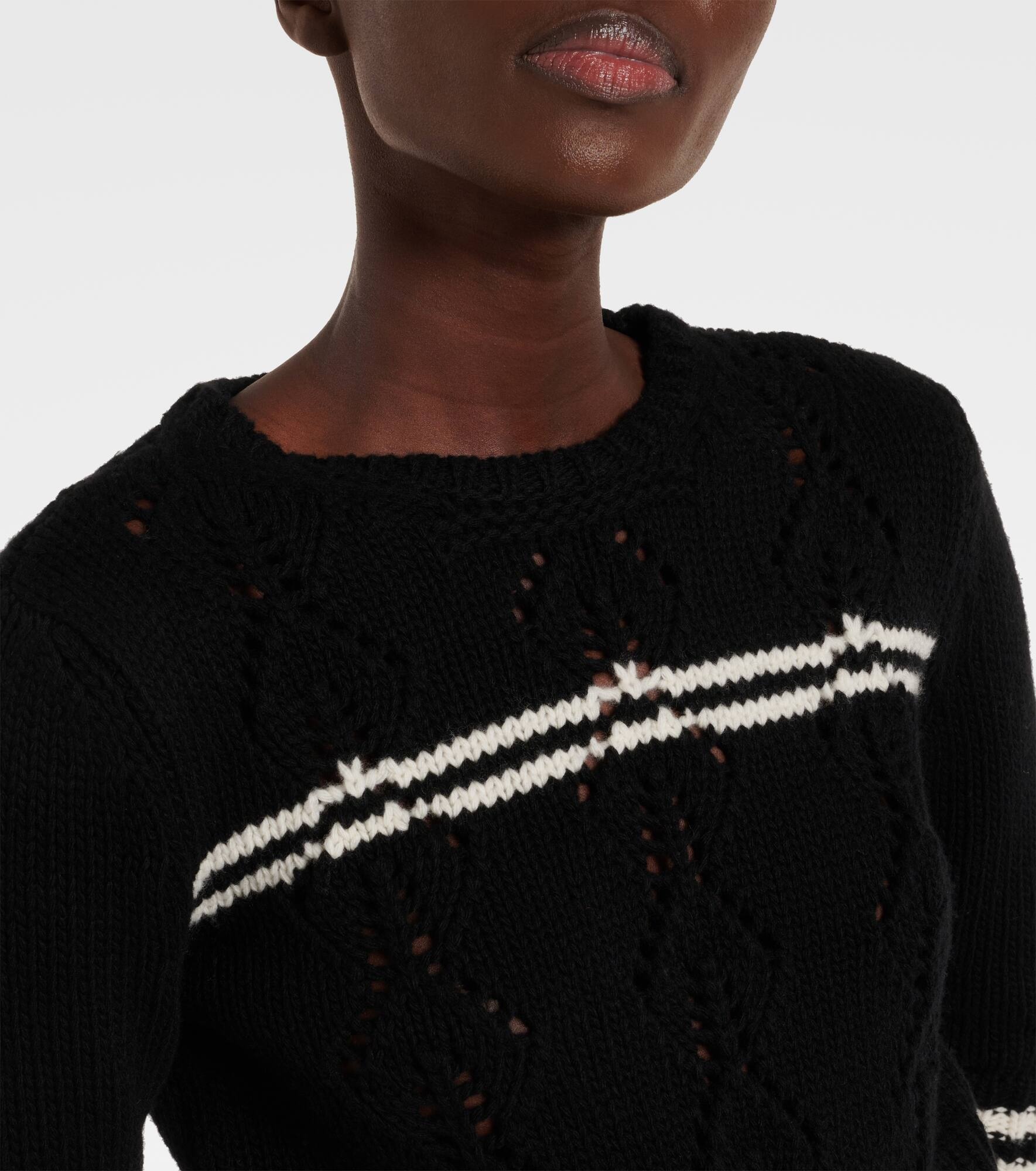 Striped wool sweater - 4