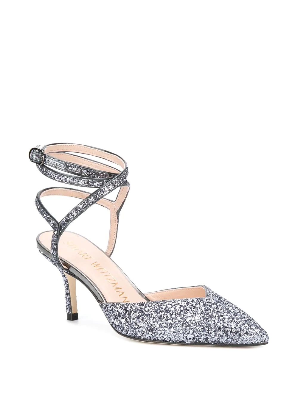 Revel 75mm glitter pumps - 2