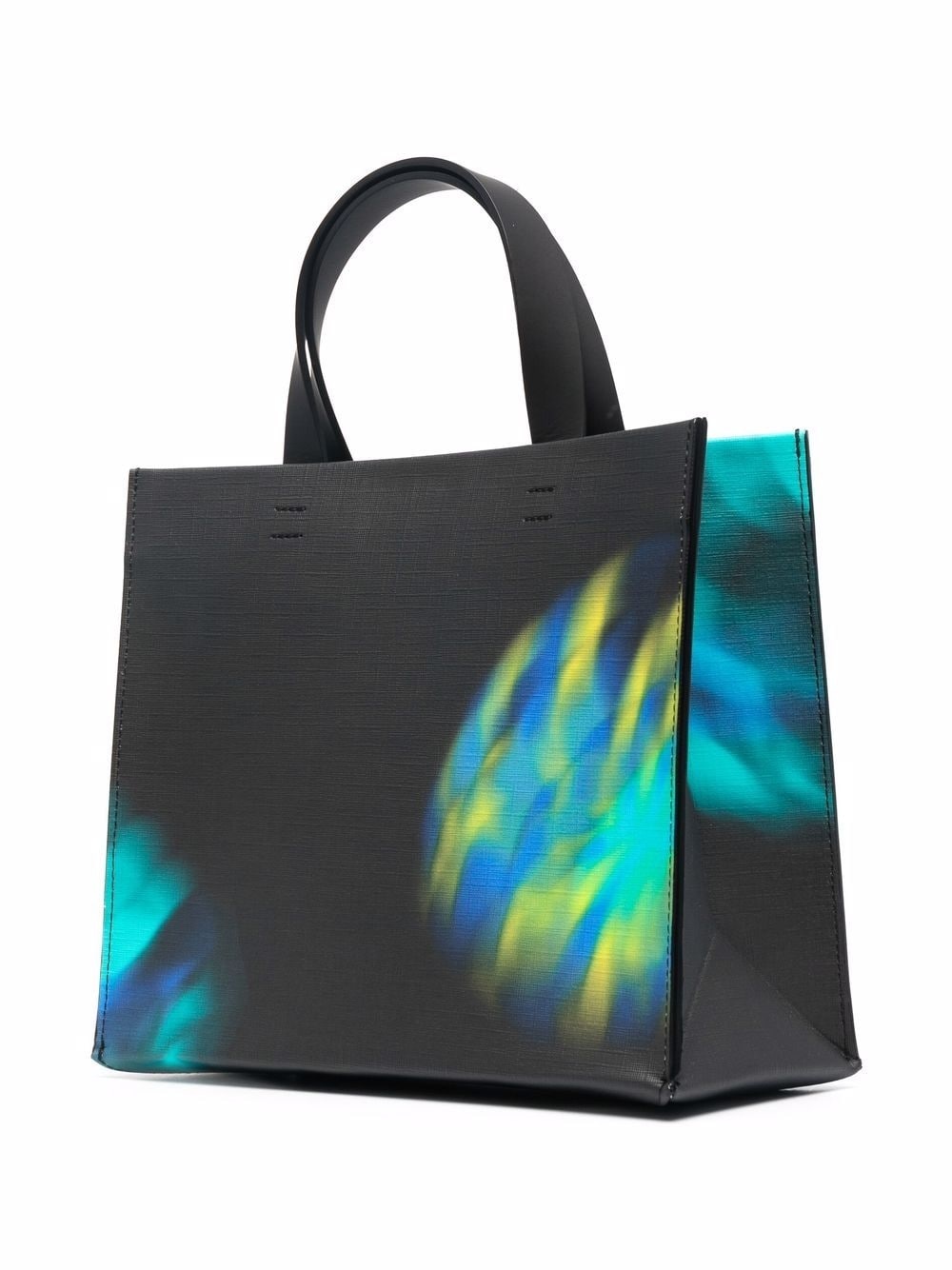 small printed coated canvas tote bag - 3