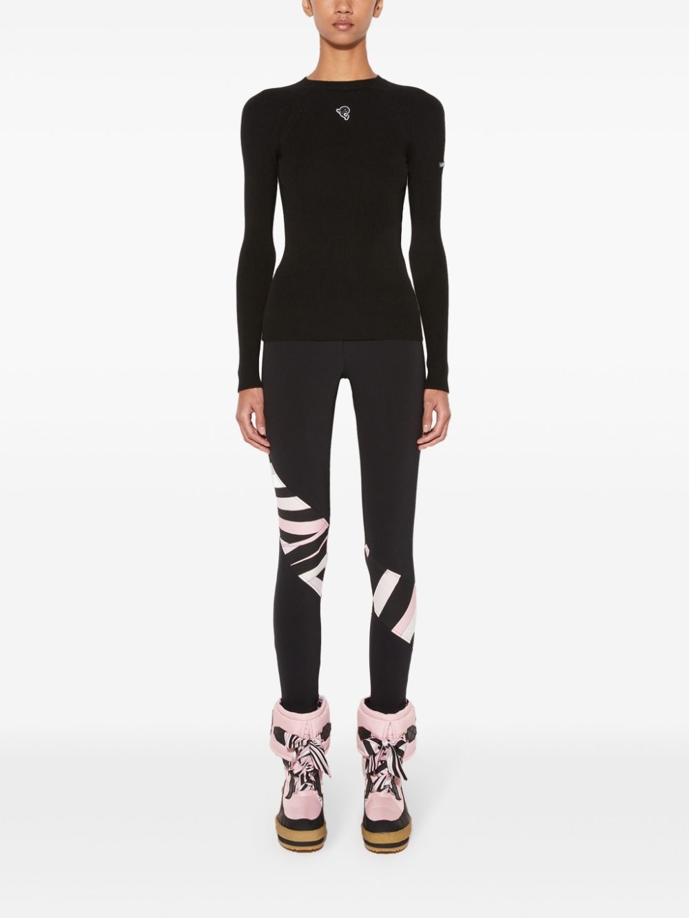 logo-patch jumper - 2