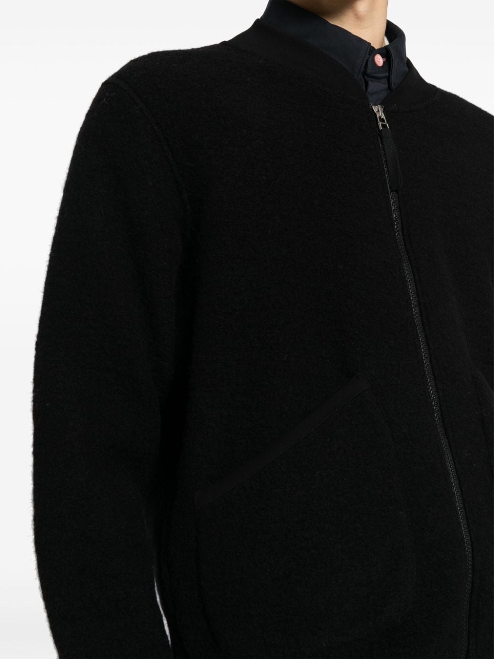 zipped bomber jacket - 5
