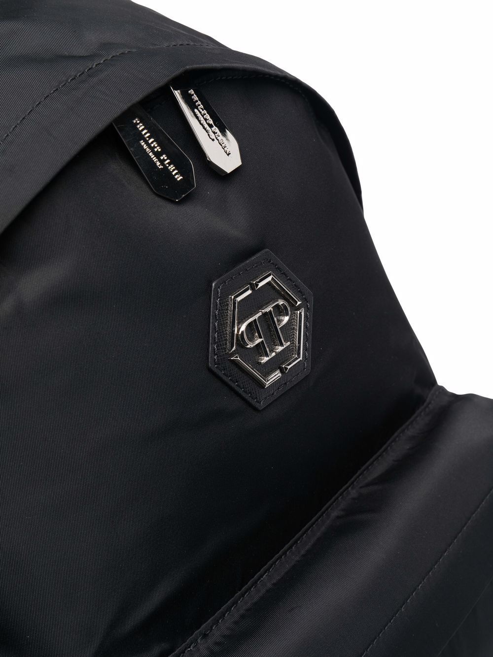 logo-plaque backpack - 4