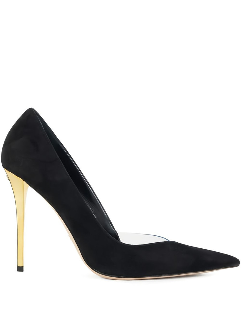 Suede stiletto pumps 1