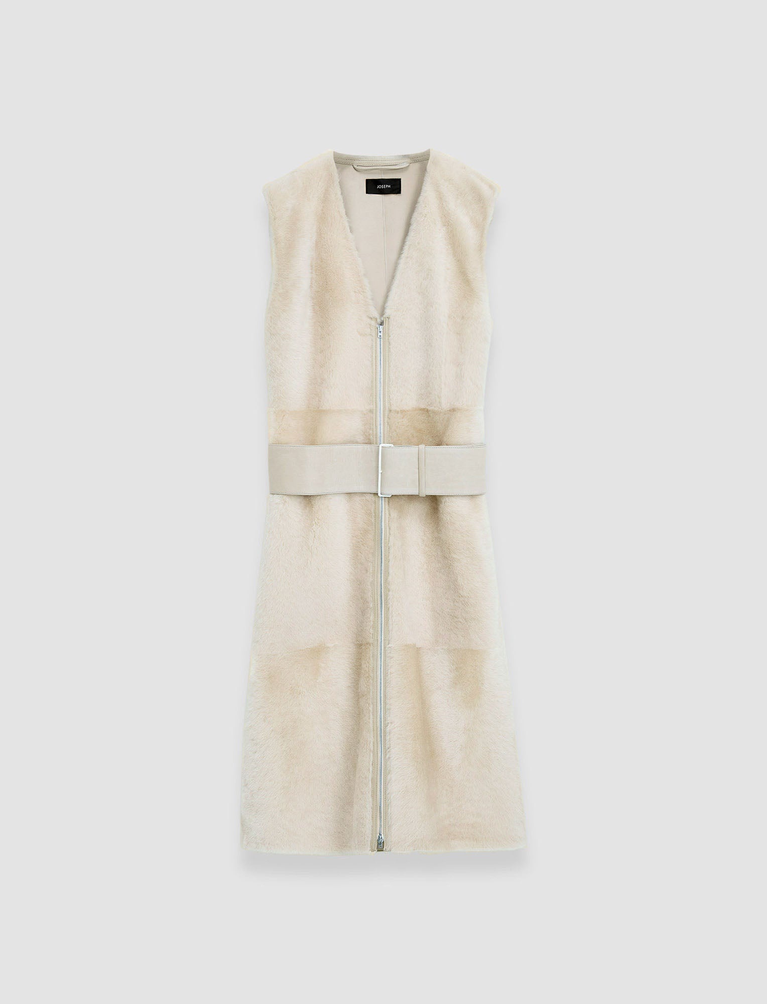 Light Shearling Cresson Long Gilet - 1