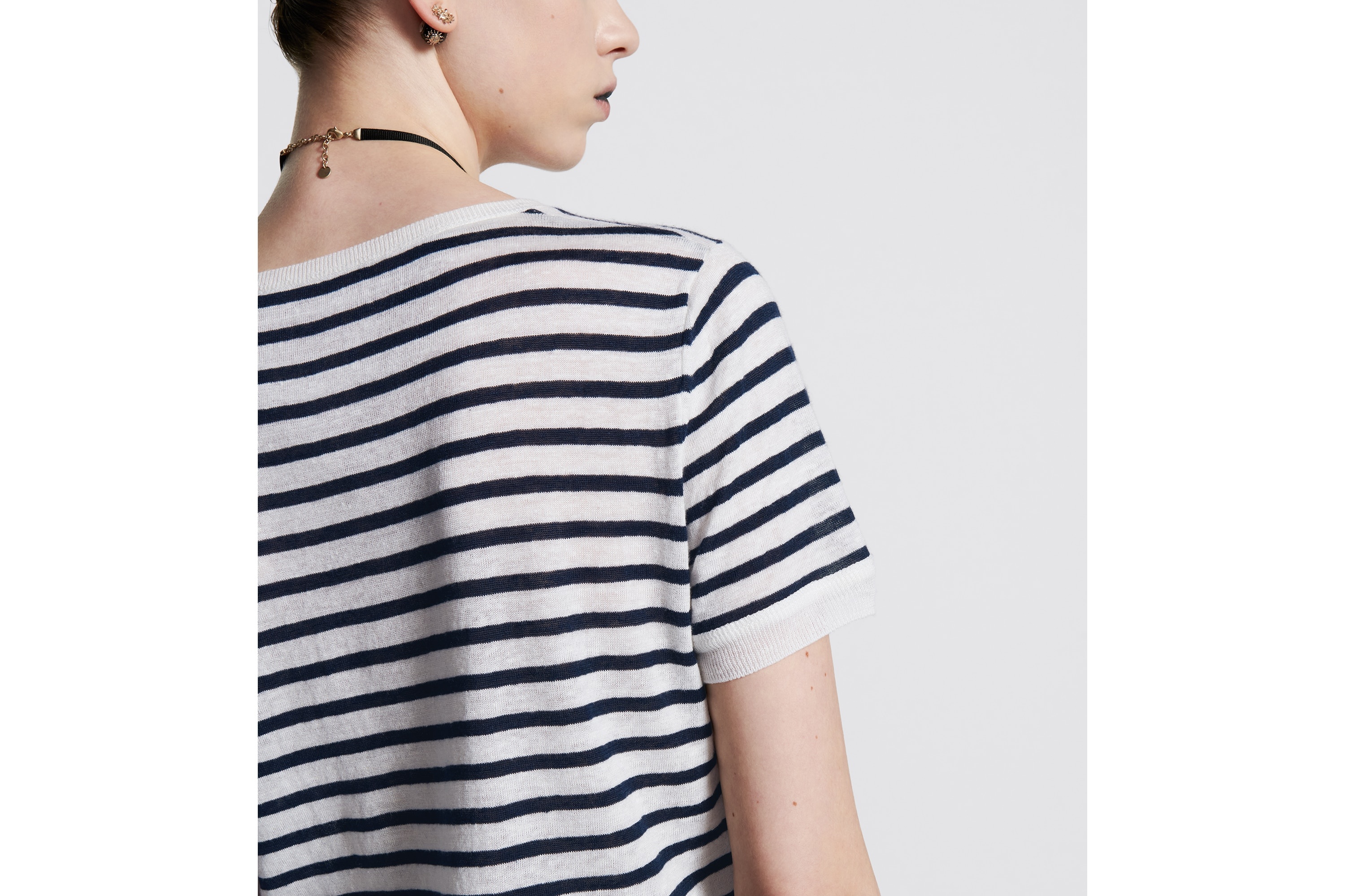 Dior Marinière Short-Sleeved Sweater - 4