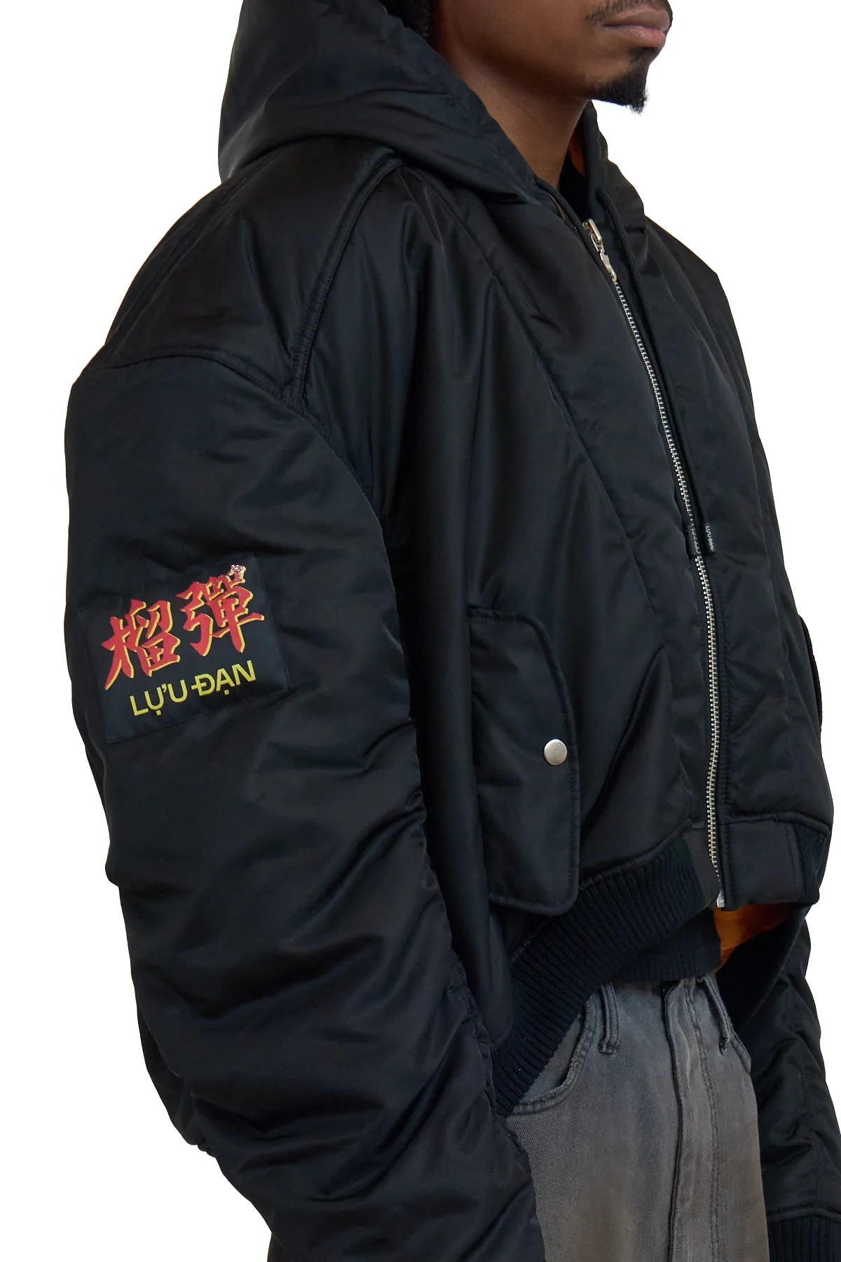 Lu'u Dan  Patch Bomber Black - 2