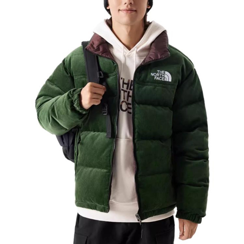 The North Face THE NORTH FACE Versa Velour Nuptse Jacket 'Green' NF0A831I-OAL outlook