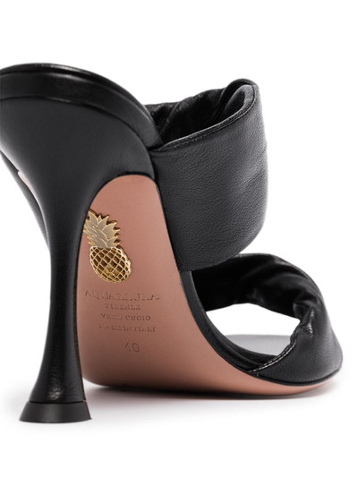 AQUAZZURA Twist 95mm leather sandals outlook