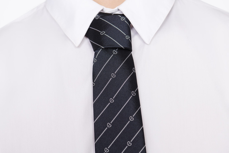 Striped 'CD Cœur' Tie 3