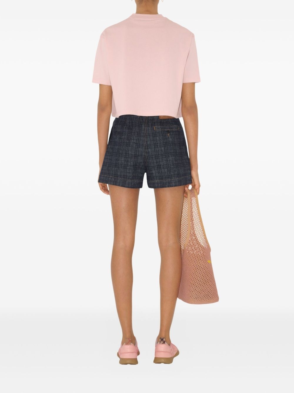 cropped cotton T-shirt - 4
