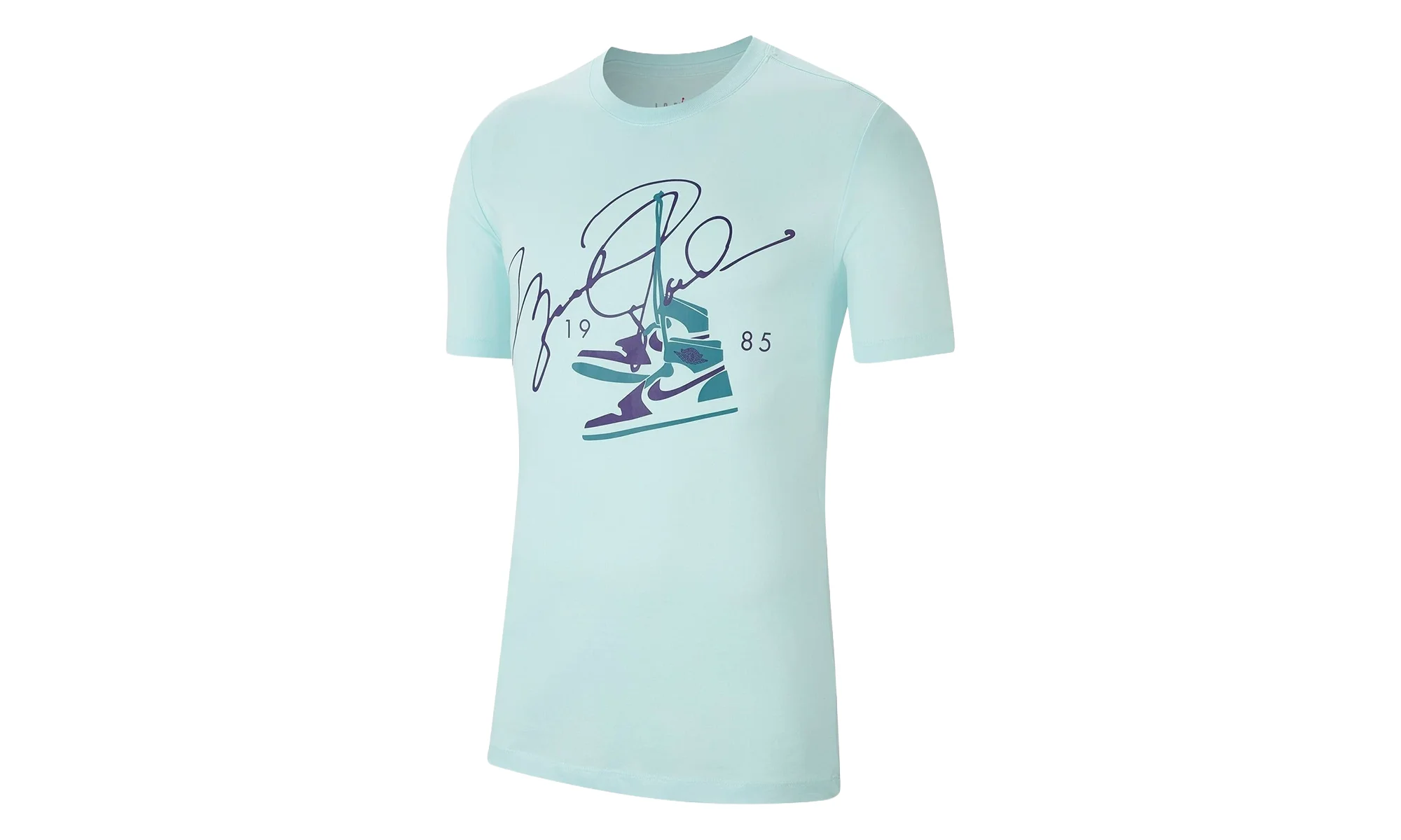 Air Jordan AJ85 Signature Short Sleeve Tee "White / Black" BQ5538 336 - 1