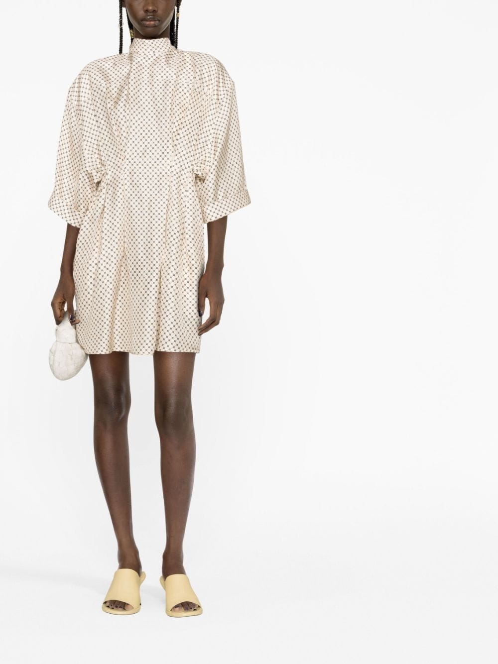 polka-dot print dress - 3