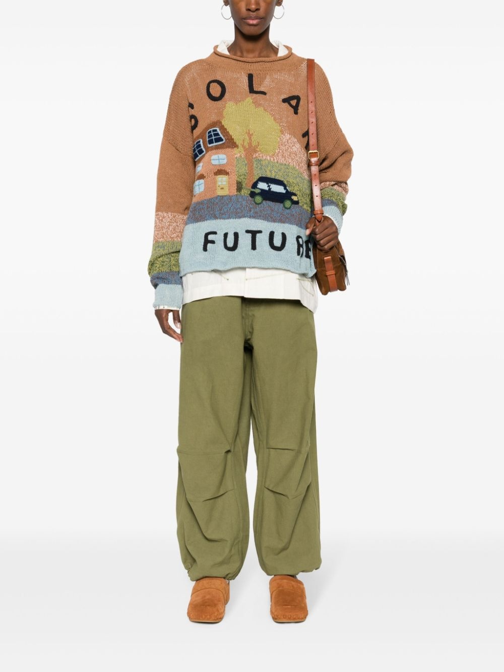 Twinsun Solar Future-motif jumper - 2