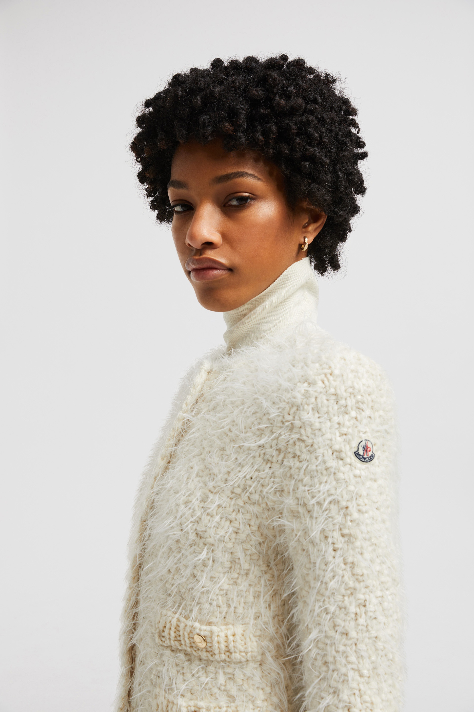 Padded Wool Cardigan - 4