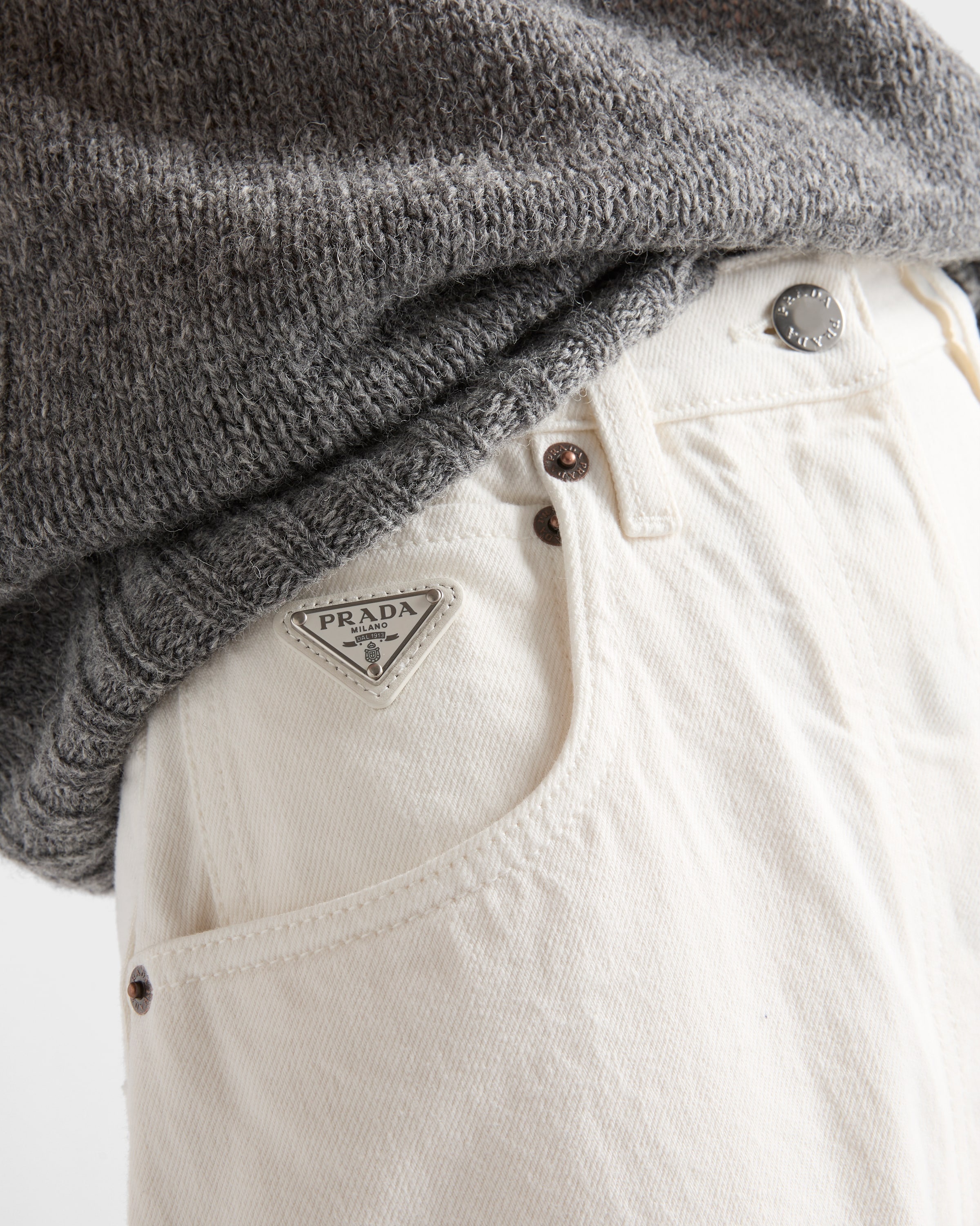 Palazzo denim jeans - 6
