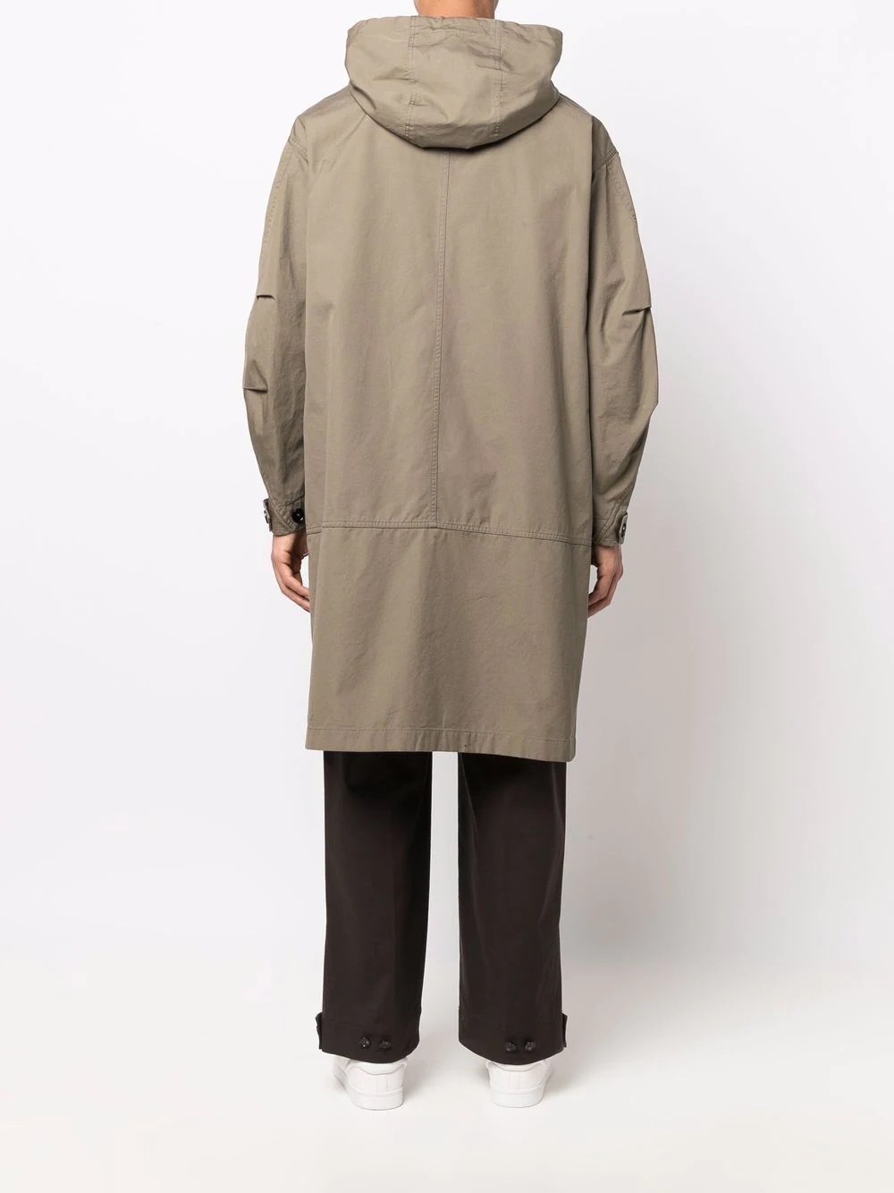 oversized hooded parka coat - 4