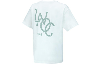 Li-Ning Li-Ning Printed Graphic Crew Neck T-shirt 'White Green' AHST129-1 outlook